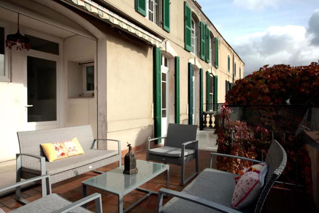 Maison De Maitre A Bram # Jacuzzi Dış mekan fotoğraf