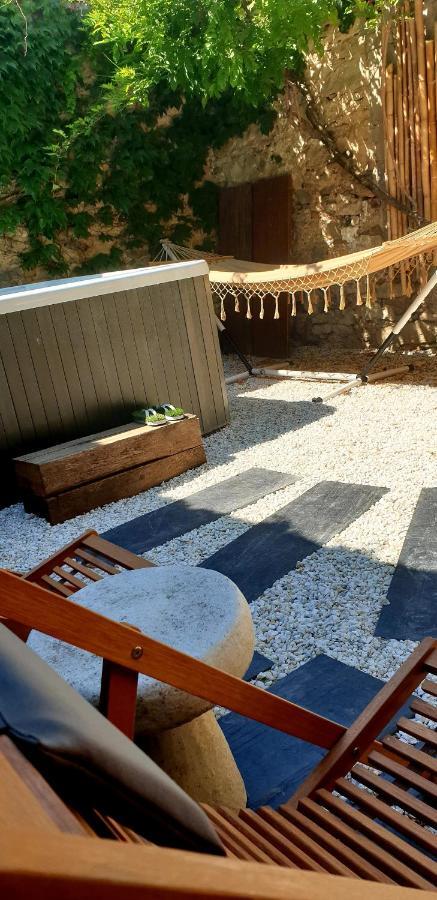 Maison De Maitre A Bram # Jacuzzi Dış mekan fotoğraf